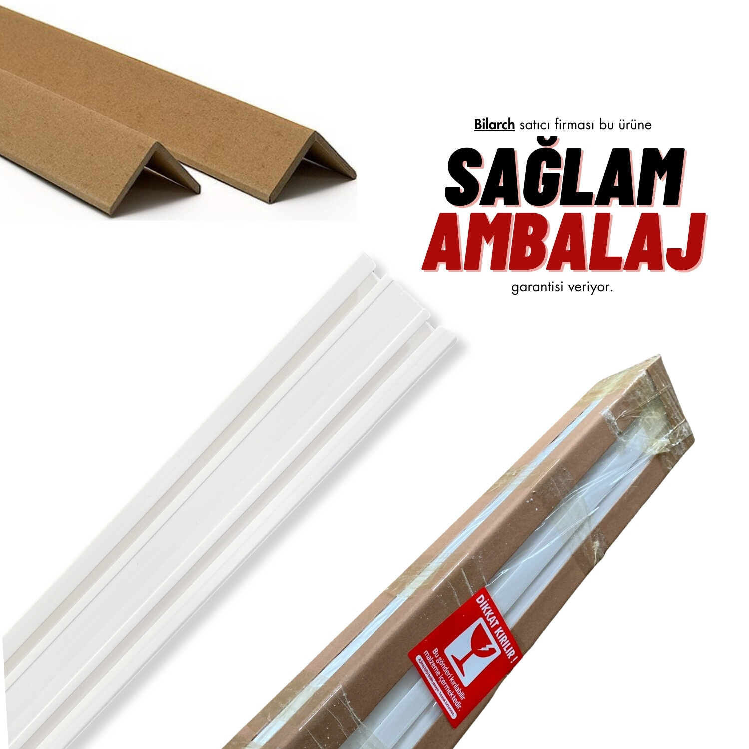 2 Raylı (2’li) Korniş Perde Rayı | Kolay Montaj, Tüm Ölçüler