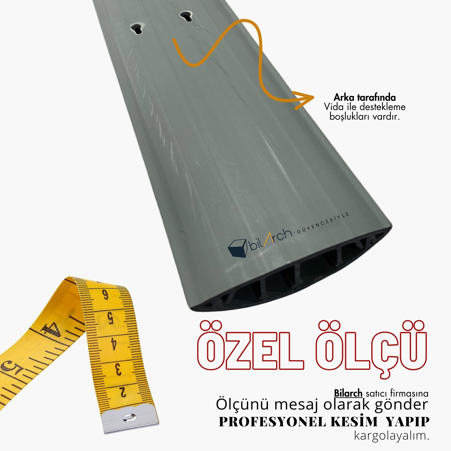 75x18 mm Balık Sırtı Kablo Kanalı