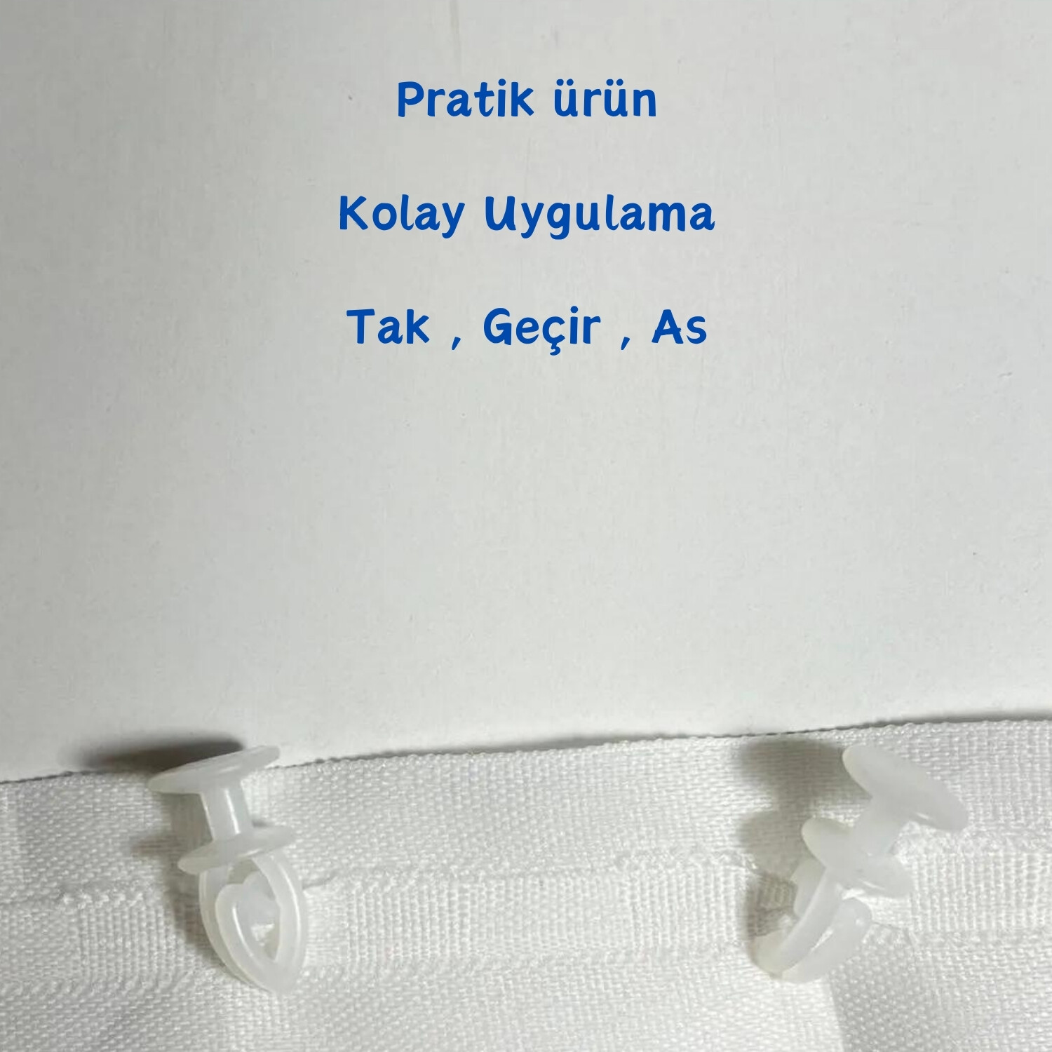 Geçmeli Perde Düğmesi Kaliteli