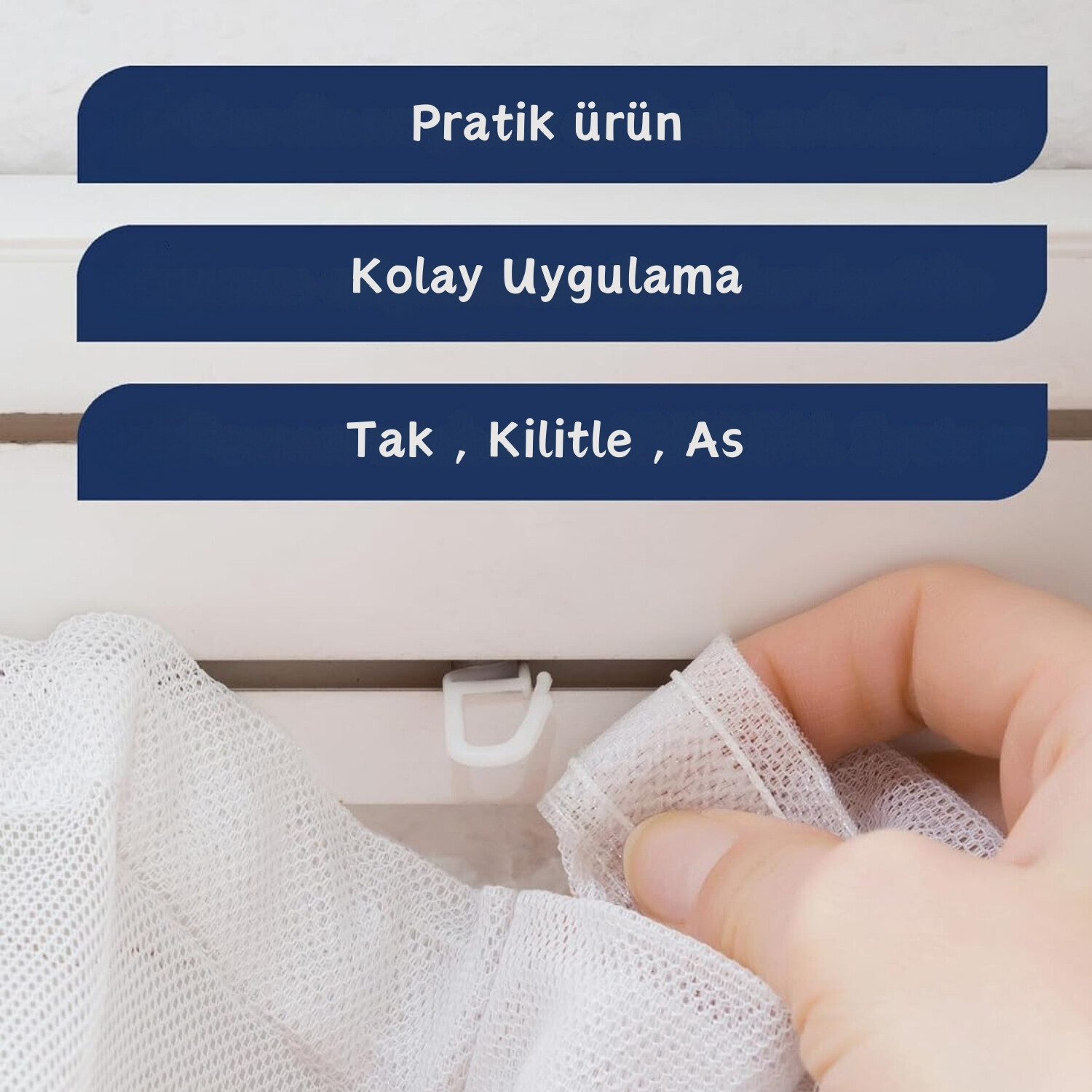 Kilitli Perde Düğmesi Kaliteli